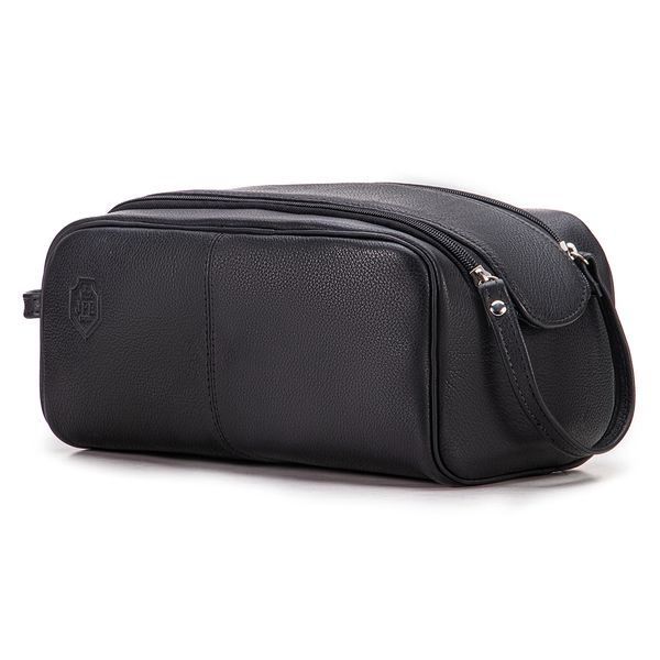 Necessaire Grande Multiuso em Couro Legítimo