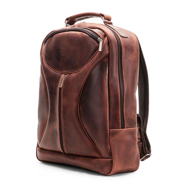 Mochila Motor Em Couro Legítimo 