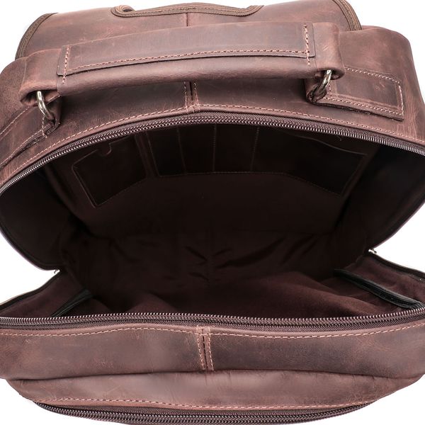 Mochila Motor Em Couro Legítimo 
