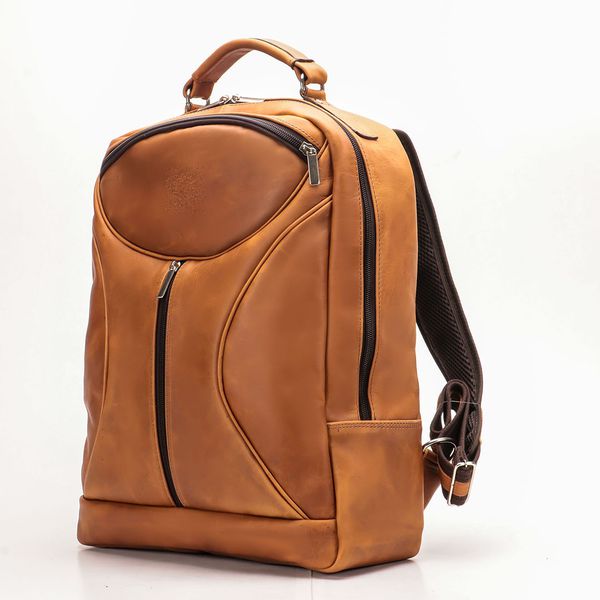 Mochila Motor Em Couro Legítimo