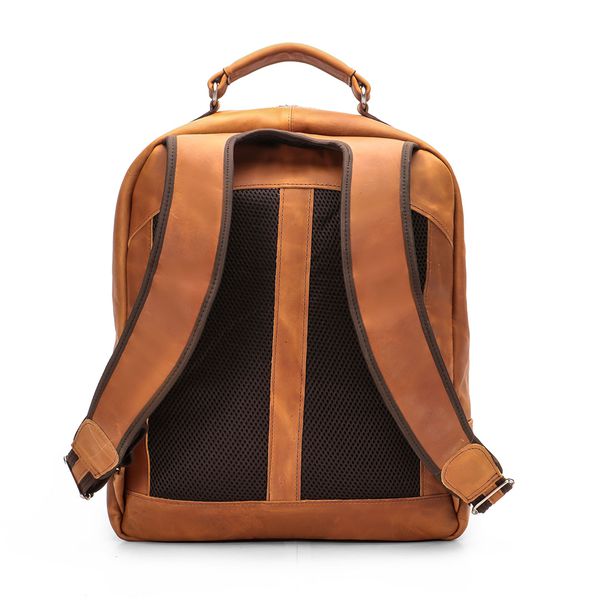 Mochila Motor Em Couro Legítimo