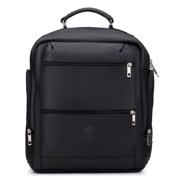 Mochila Masculina Couro Notebook 15,6 