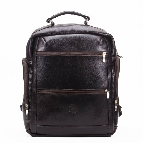 Mochila Masculina Couro Notebook 15,6