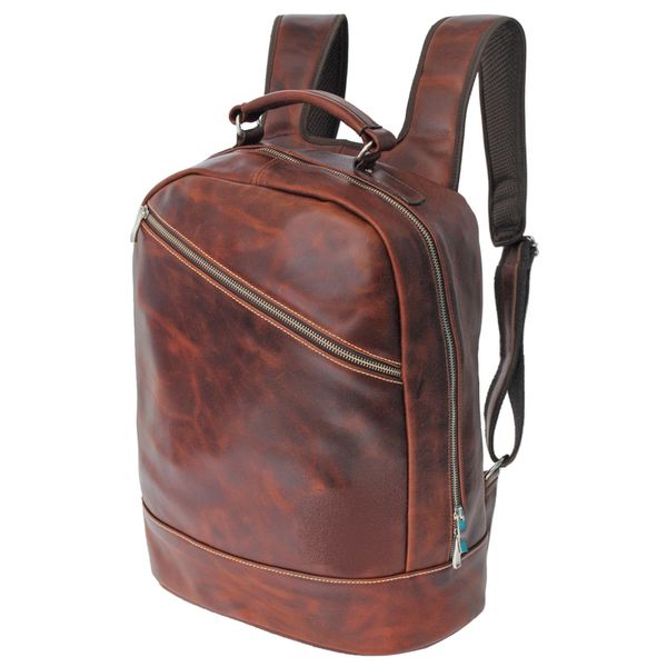 Mochila Design Em Couro Para Notebook