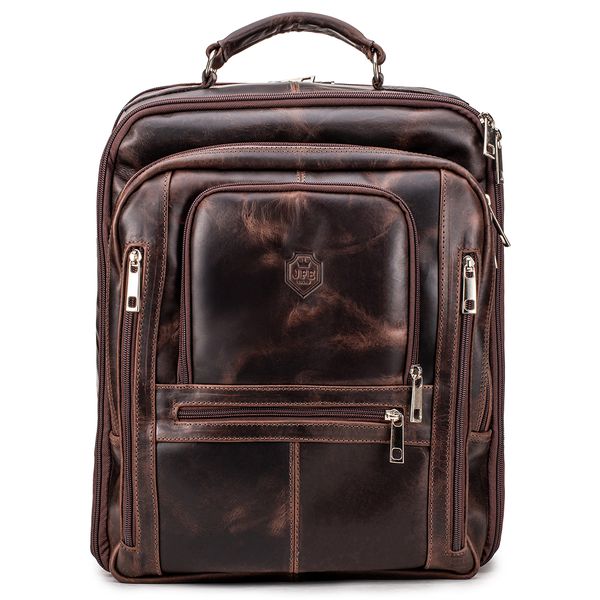 Mochila Fotográfica Câmera Profissional Em Couro Legítimo