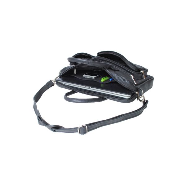 Pasta Executiva Compacta em Couro Para Notebook