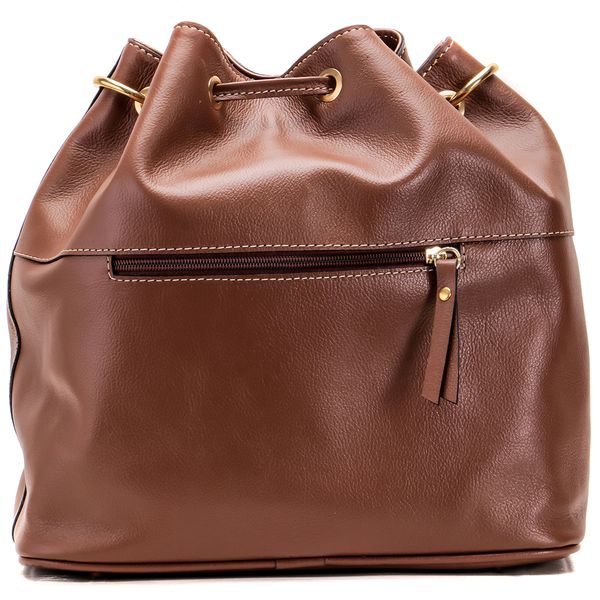 Bolsa Saco Feminina Júlia Transversal Em Couro