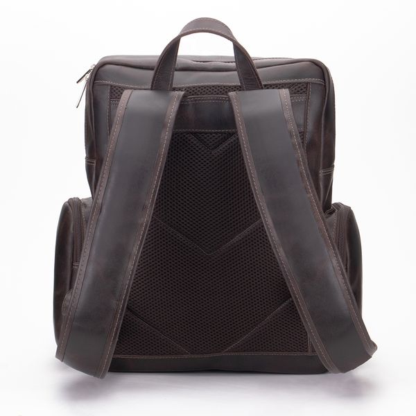 Mochila Lançamento Multi Em Couro Legítimo Para Notebook 