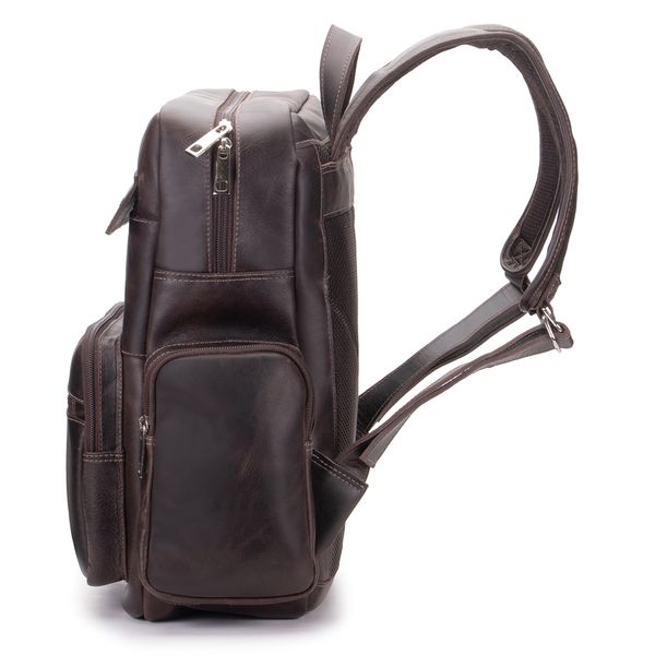 Mochila Lançamento Multi Em Couro Legítimo Para Notebook 