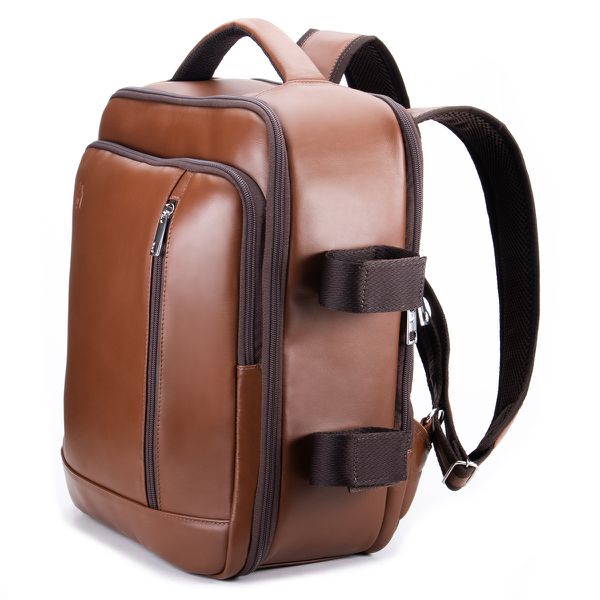 Mochila Fotográfica Câmera Profissional Em Couro Legítimo