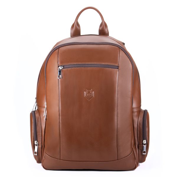 Mochila Lançamento 5522 Em Couro Legítimo Para Notebook 