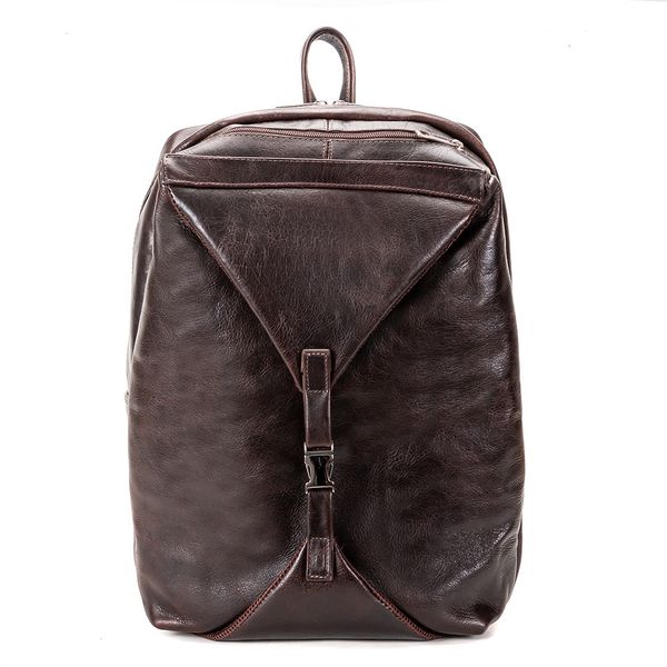 Mochila Masculina Rockstar em Couro Legítimo 