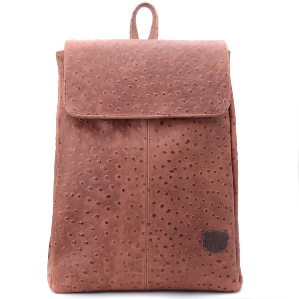 Mochila feminina em couro legitimo 