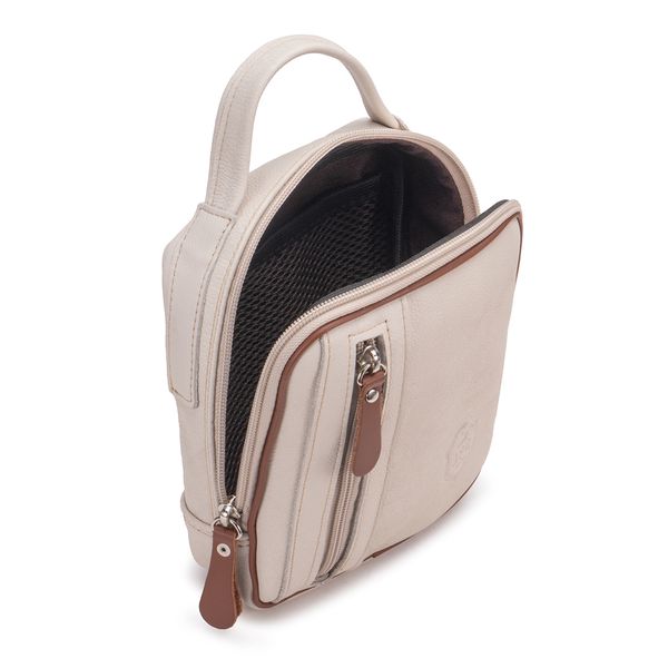 Necessaire Compacta de Mão Em Couro Legítimo 