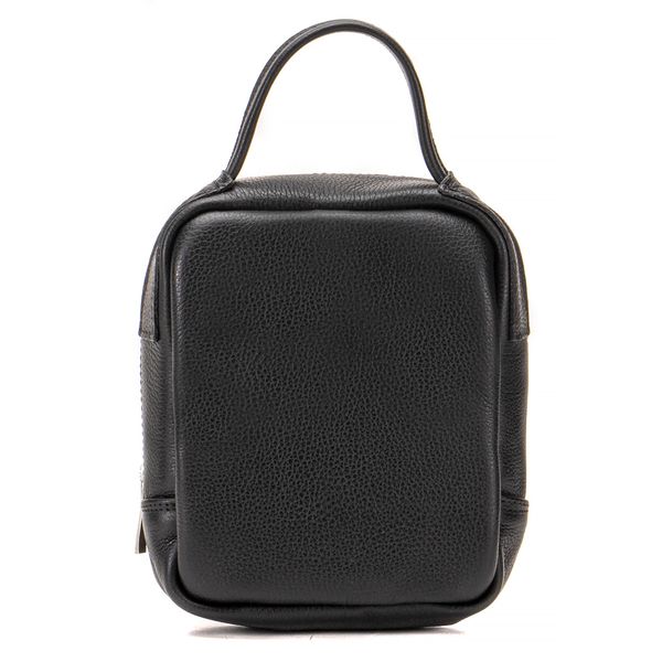 Necessaire Compacta de Mão Em Couro Legítimo