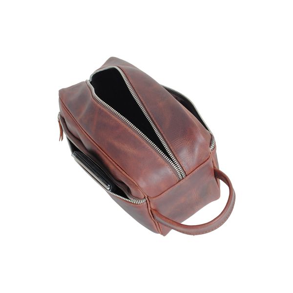 Necessaire Unissex Em Couro Legítimo 