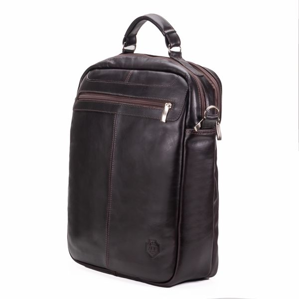 Pasta Mochila Executiva Multiuso Em Couro Para Notebook 15 6