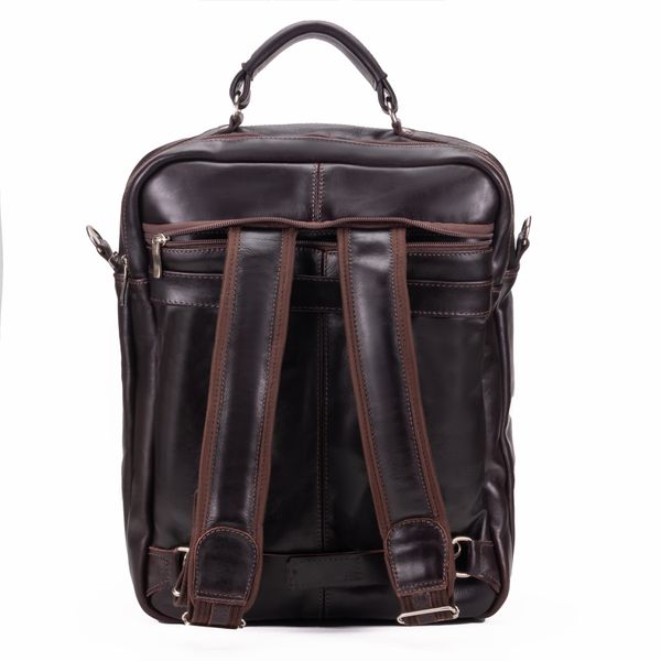 Pasta Mochila Executiva Multiuso Em Couro Para Notebook 15,6 