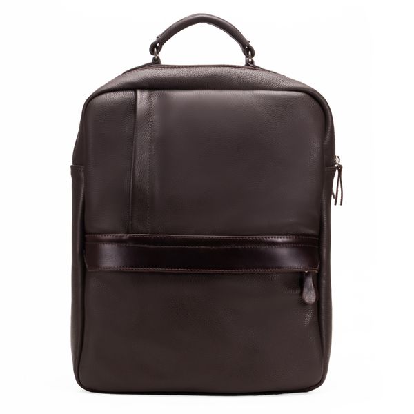 Mochila Masculina Couro Legítimo Slim Premium Para Notebook 