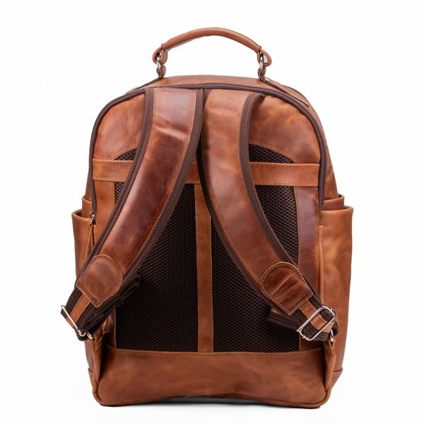Mochila Executiva Design Em Couro Legítimo Para Notebook 