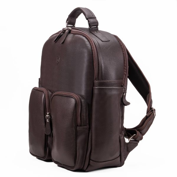 Mochila Executiva Design Em Couro Legítimo Para Notebook 
