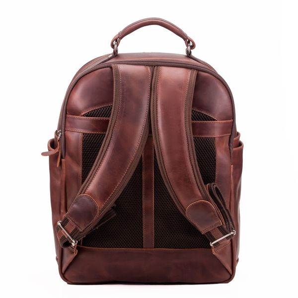 Mochila Executiva Design Em Couro Legítimo Para Notebook 