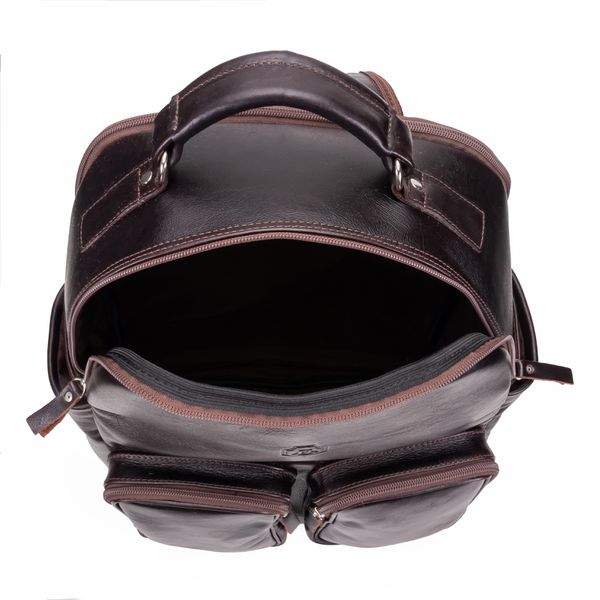 Mochila Executiva Design Em Couro Legítimo Para Notebook 