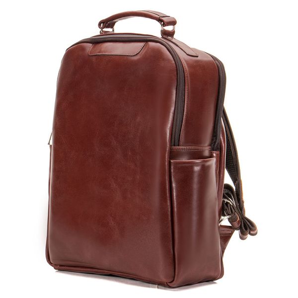 Mochila Executiva Design Em Couro Legítimo Para Notebook 