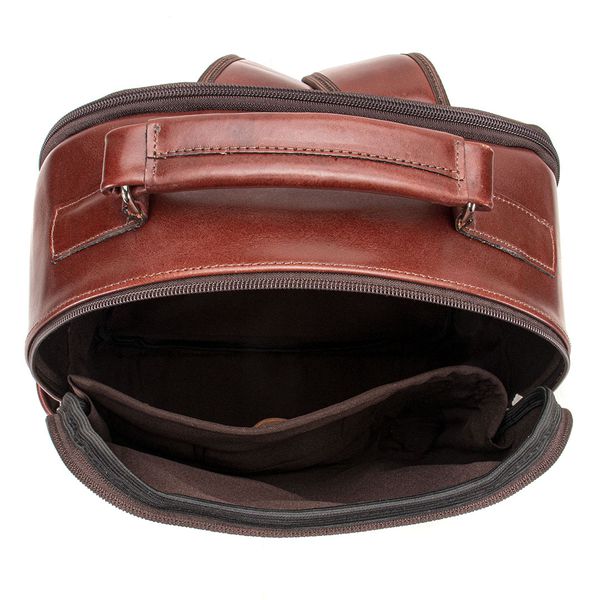 Mochila Executiva Design Em Couro Legítimo Para Notebook 