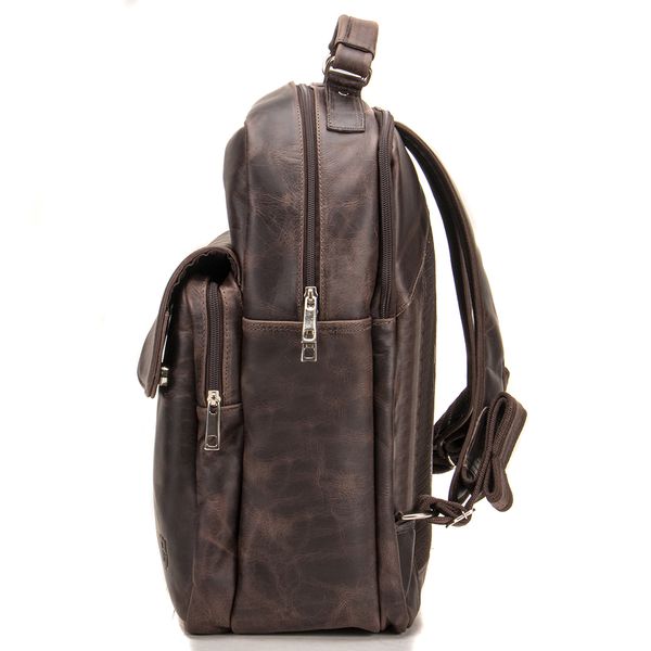 Mochila Executiva Design Em Couro Legítimo Para Notebook 