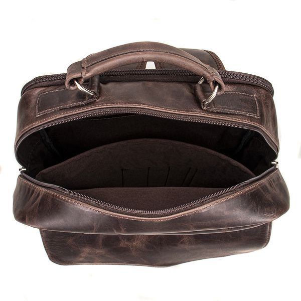 Mochila Executiva Design Em Couro Legítimo Para Notebook 