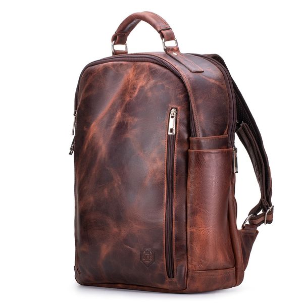 Mochila Executiva Design Em Couro Legítimo Para Notebook