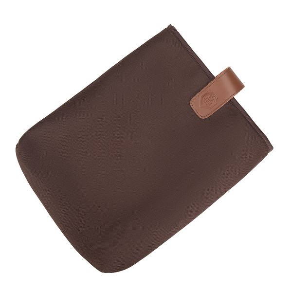 Mochila Compacta em Couro Com Suporte Para Notebook 
