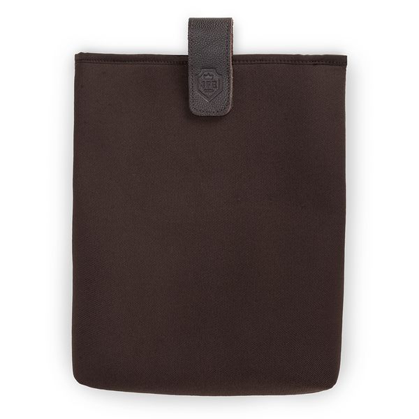 Mochila Compacta em Couro Com Suporte Para Notebook 