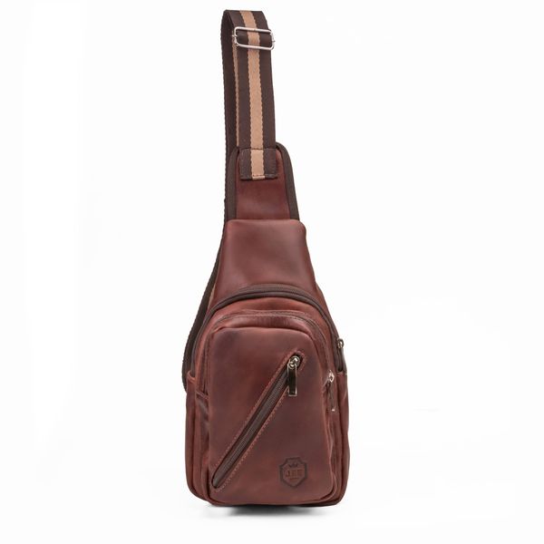 Shoulder Bag Transversal Unissex Pochete Em Couro Legítimo