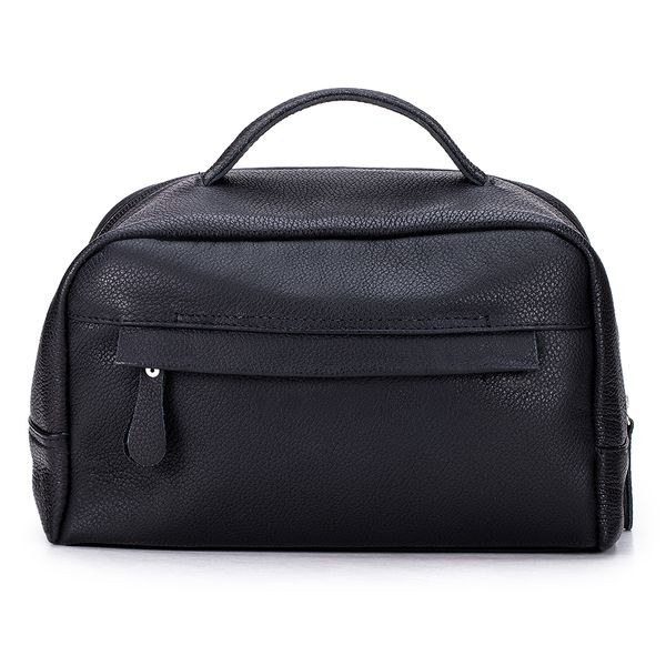 Necessaire Unissex Frasqueira Em Couro Legítimo