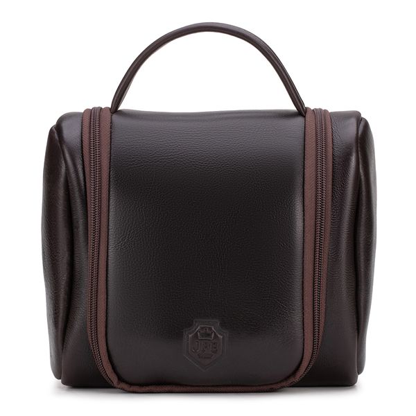 Necessaire Bag Porta Objetos Higiene Em Couro Legítimo 