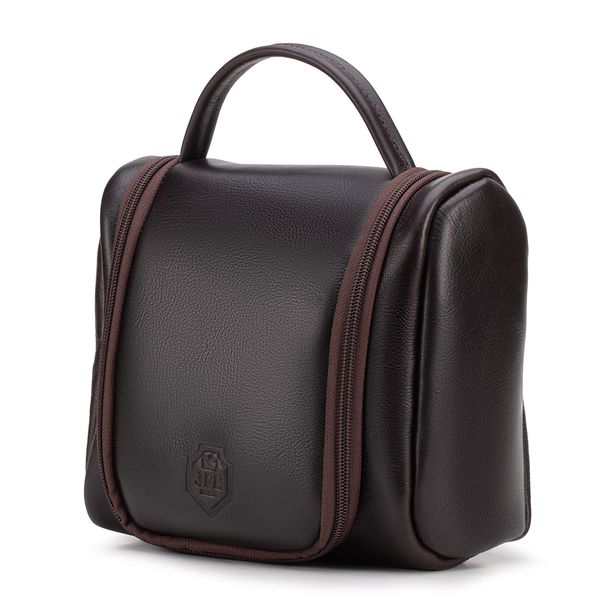 Necessaire Bag Porta Objetos Higiene Em Couro Legítimo 