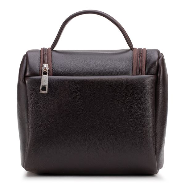 Necessaire Bag Porta Objetos Higiene Em Couro Legítimo 