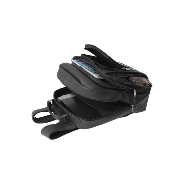 Mochila Multi Em Couro Para Notebook