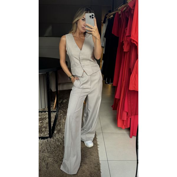 Conjunto Carol Cinza