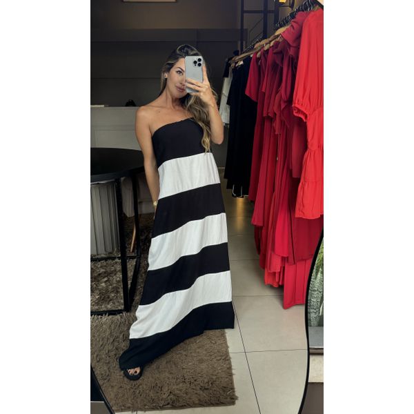 Vestido Giovana Listrado