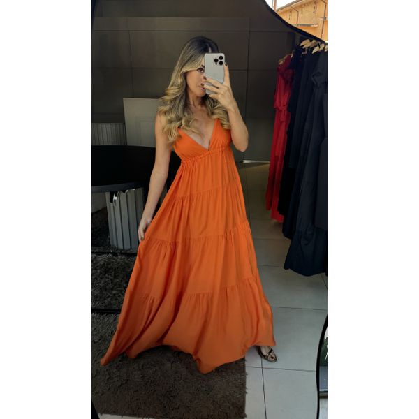 Vestido Luma Laranja