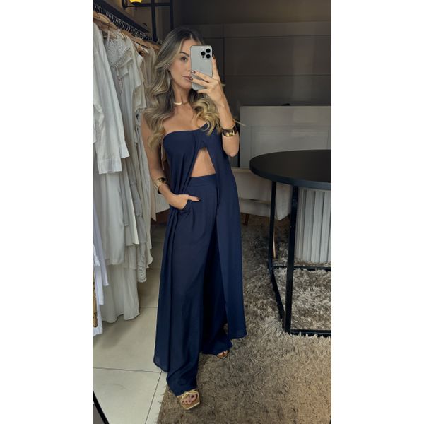 Conjunto Paloma Azul Marinho