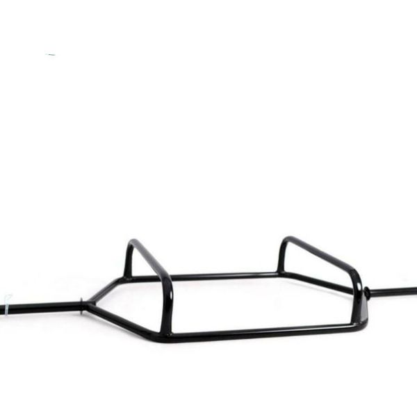 Barra Hexagonal Preto Oca c/ Presilhas - JFIT