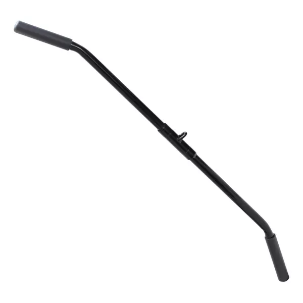 Puxador Barra Pulley Preto Manopla 1,2m com Giro