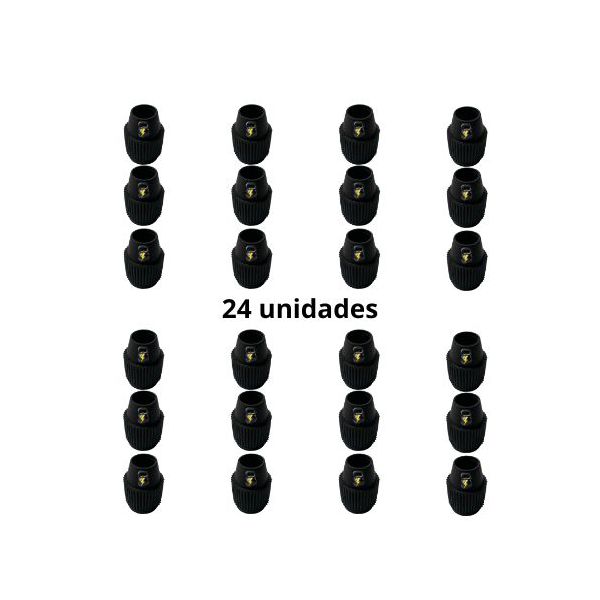 24 Sapata Pezinho Jump 1 Polegada Reforcado Profissional Ponteira Pé Mini Trampolim Academia JFIT
