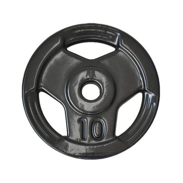 Anilha 10kg Olimpica Vazada Revestida Emborrachada Sport Peso Musculação Academia JFIT