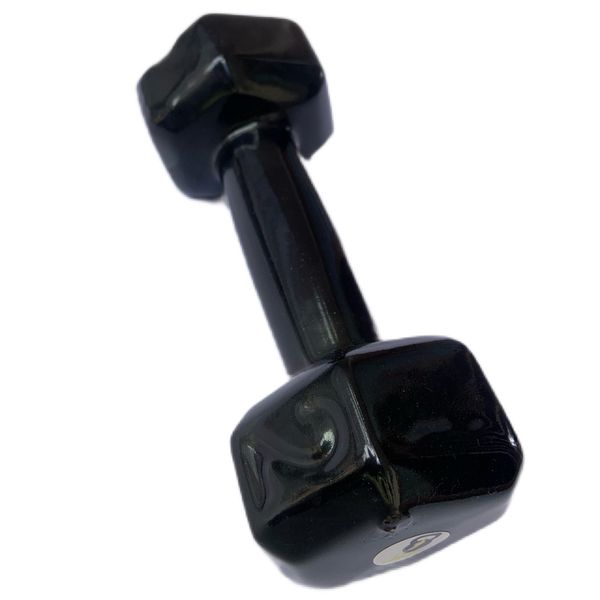 Halter 02kg Emborrachado Sextavado Revestido Peso Braço Biceps Musculação Academia JFIT