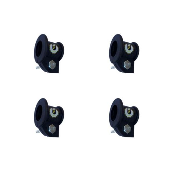 4 Presilha Injetada 25mm Barra Pump Academia Musculacao Trava Pesos Bloqueador JFIT